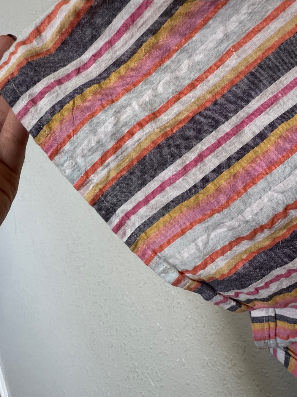 Roxy Multicolor Striped Spaghetti-Strap Romper - Picture 14 of 15